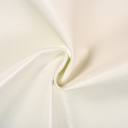 Ткань Дерматин (Кожзам) для мебели, цвет Белый (на отрез)  в Якутске