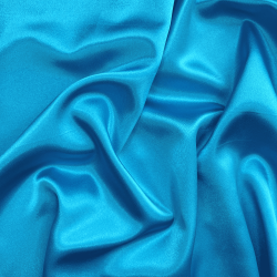 *Ткань Атлас-сатин, цвет Голубой (на отрез)  в Якутске