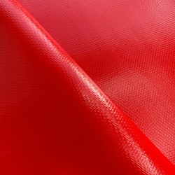 Тентовый материал ПВХ 600 гр/м2 плотная, Красный (Ширина 150см), на отрез  в Якутске, 600 г/м2, 1189 руб