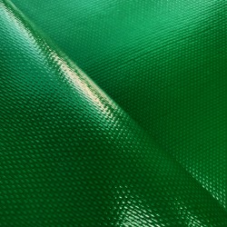 Ткань ПВХ 600 гр/м2 плотная, Зелёный (Ширина 150см), на отрез  в Якутске