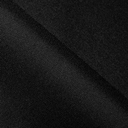 Ткань Оксфорд 600D PU, Черный (на отрез)  в Якутске