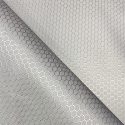 Ткань Оксфорд 300D PU Рип-Стоп СОТЫ, цвет Светло-Серый (на отрез)  в Якутске