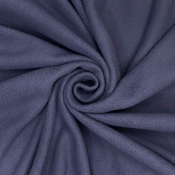 Ткань Флис Односторонний 130 гр/м2, цвет Темно-серый (на отрез)  в Якутске