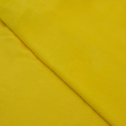 Флис Односторонний 180 гр/м2, Желтый (на отрез)  в Якутске