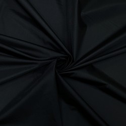 Ткань Дюспо 240Т WR PU Milky, цвет Черный (на отрез)  в Якутске