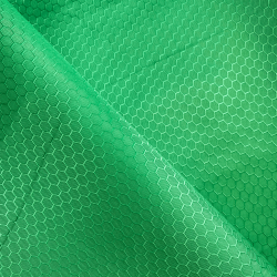 Ткань Оксфорд 300D PU Рип-Стоп СОТЫ, цвет Зелёный (на отрез)  в Якутске