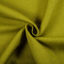 Ткань Рогожка (мебельная), цвет Зелёный (на отрез)  в Якутске