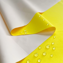 Водонепроницаемая Дышащая Мембранная ткань PU 10'000, цвет Жёлтый (на отрез)  в Якутске