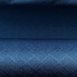 Ткань Блэкаут для штор светозатемняющая 100% &quot;Орнамент Синий&quot; (на отрез)  в Якутске